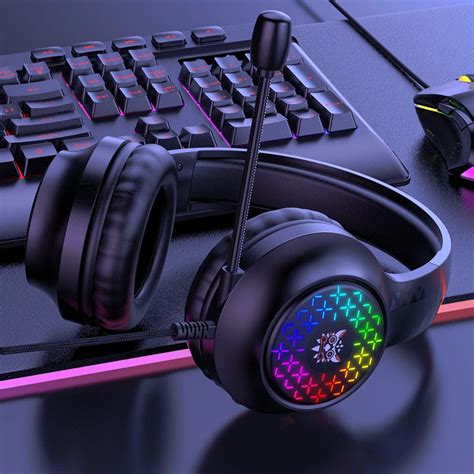 Onikuma Gaming Headset X Pro With Rgb Black