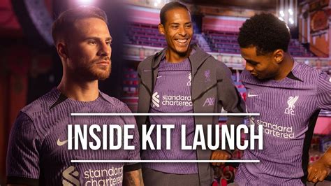 On Set Behind The Scenes With The Liverpool Fc Third Kit Players