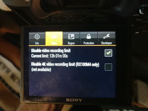 Снимаем ограничение записи видео в 30 минут на фотокамерах sony | Пикабу