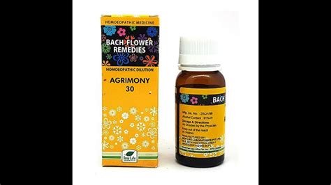 New Life Bach Flower Agrimony 30 Agrimony Bach Flower Benefits Uses