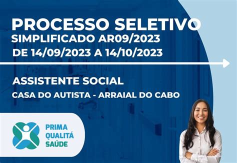 AR09 2023 PROCESSO SELETIVO EDITAL ASSISTENTE SOCIAL CASA DO