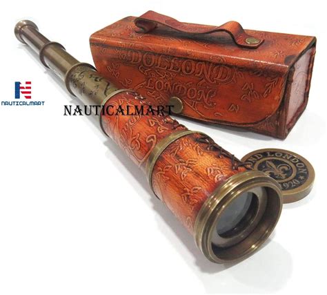 Antiques Collectibles And Art Nautical Telescope Marine Antique Brass Pirat Spyglass Maritime