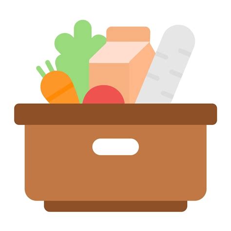 Premium Vector Food Donation Vector Illustration Style