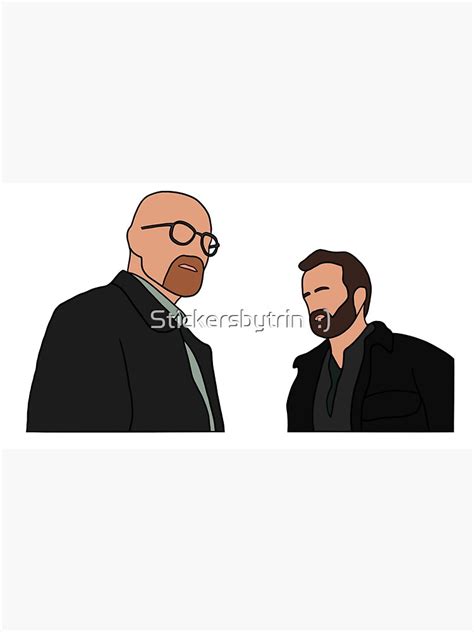 Walter White And Jesse Pinkman Sticker For Sale By Stickersbytrin