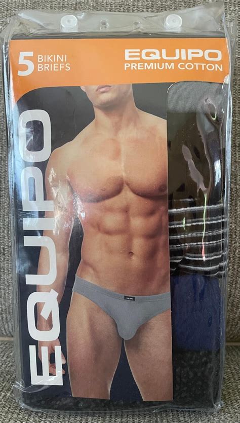 Men S Equipo 5 Pack Cotton Low Rise Or Bikini Briefs EBay