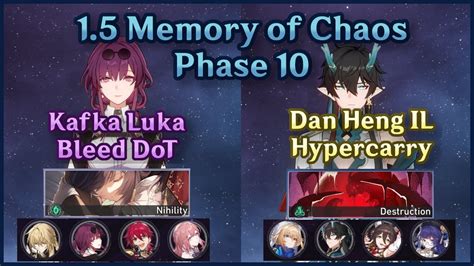 F2P E0S0 Kafka Luka Bleed DoT E0S0 Dan Heng Imbibitor Lunae