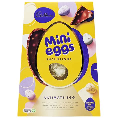 Cadbury Mini Eggs Inclusions Ultimate Egg 380g Blightys British Store