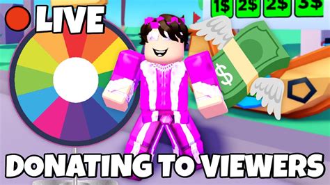 🔴 Pls Donate Live 🔴 Donating Robux To Viewersraising Robux 💵 1