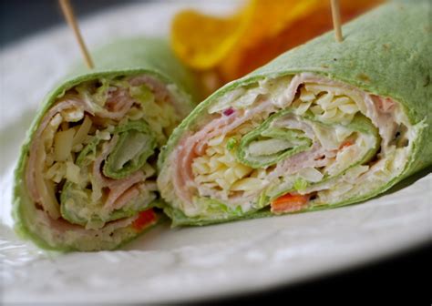 Crunchy Turkey Swiss Wrap Chindeep