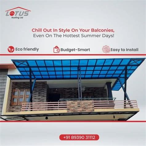 Lotus Polycarbonate Sheet For Balcony At Best Price In Chennai