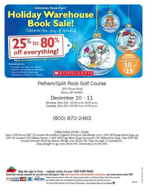 Scholastic Book Fairs Holiday Warehouse Book Sale Celebrate The Joy Of