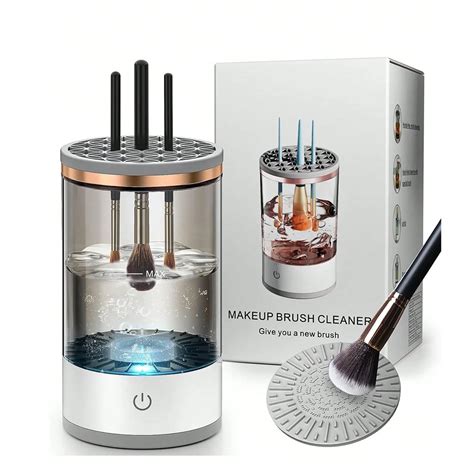 3 In 1 Automatic Makeup Brush Cleaning And Drying Stand Keep Your Brushes Fresh And Ready To Use