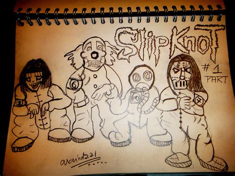 Slipknot cartoon by me by aravind22221 on DeviantArt