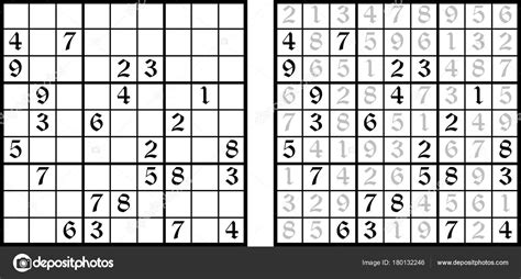 Vector Sudoku Game Stock Vector Image By CRVL 180132246