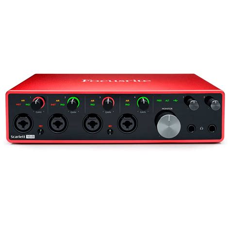 Ripley FOCUSRITE SCARLETT 18I8 SOLO USB INTERFAZ DE AUDIO 3RA GEN