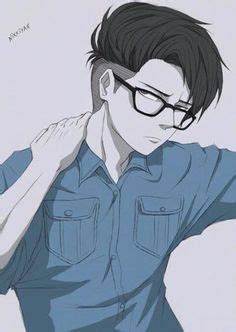 Anime Boy With Undercut And Glasses L N N Y S C Nhi U H Nh V H Nh C Ng