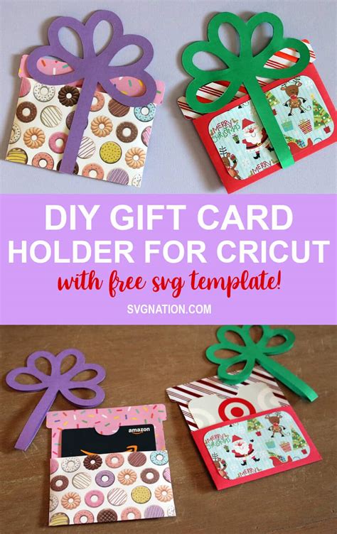 Easy DIY Gift Card Holder With Free Template