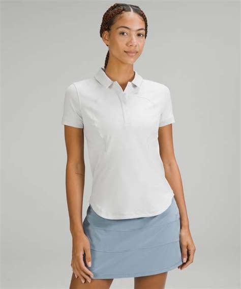 Lululemon Quick Drying Short Sleeve Polo Shirt Poolside Lulu Fanatics