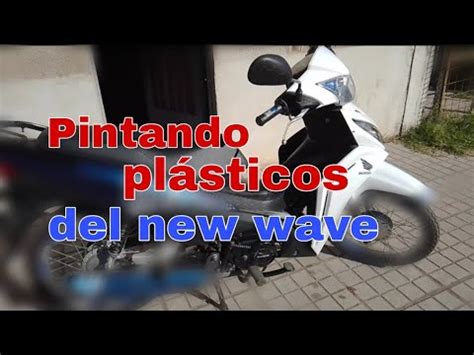 Pintando Pl Sticos Del New Wave Gonzal Moto Como Pintar Moto Con