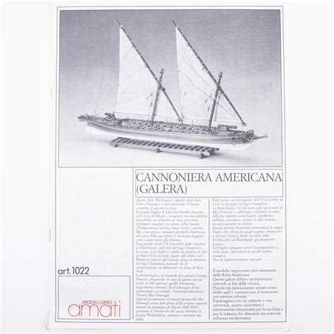 Amati Model Arrow Gunboat Plan Construction Plans