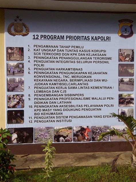 Sitipol Polres Tanah Laut 12 Program Prioritas Kapolri
