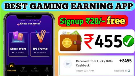 Best Gaming Earning App Earn Daily Free Paytm Cash Without