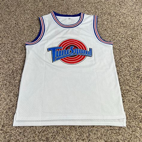 Space Jam Jersey Mens Large White Tune Squad Basketba Gem