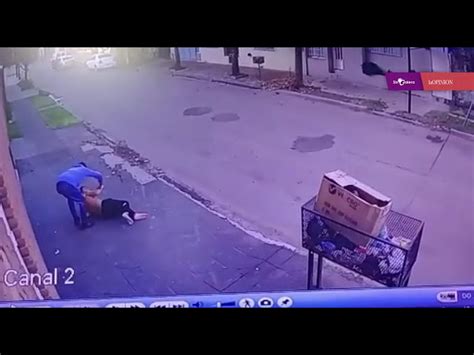 Video As Se Tir Del Tercer Piso El Delincuente Que Quiso Escapar De