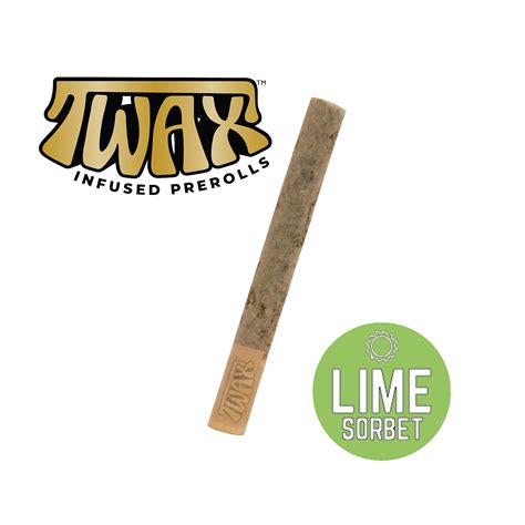 The Clear Twax Infused Pre Roll 1g Lime Sorbet Leafly