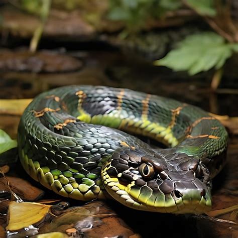 Premium Photo Green Anaconda Ai