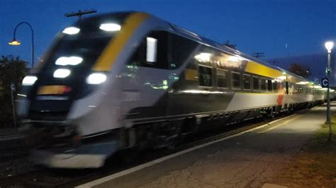 NIGHT TRAINS New Via Rail Siemens SCV 42 Charger And Venture Train At