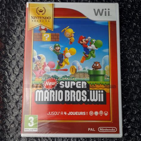 New Super Mario Broswii Nintendo Selects Wii Pal Fr Game Brand Newneuf