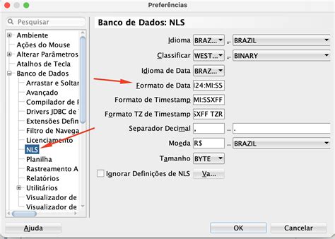 Configurar E Formatar Data E Hora No Oracle Sql Developer Mostrar Data E Hora Completa