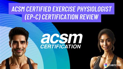 Acsm Certified Exercise Physiologist Ep C Certification Review