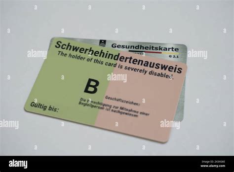 Themenbild Schwerbehindertenausweis Und Gesundheitskarte