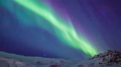 Time Lapse Clip Polar Light Northern Stock Footage Video (100% Royalty ...