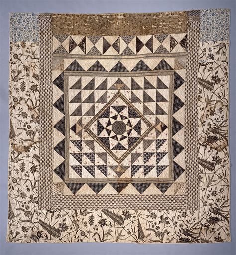 1790 1810 Framed Center Pieced Quilt Smithsonian Institution