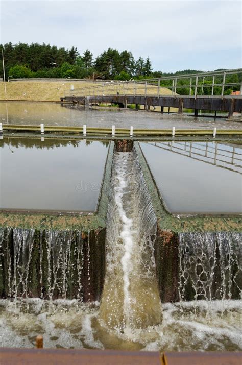 Industrial Sewage Water Treatment Mechanism Filter Stock Photo Image