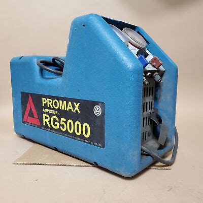 Promax Amprobe RG5000 Air Conditioning AC Refrigerant Recovery Unit EBay