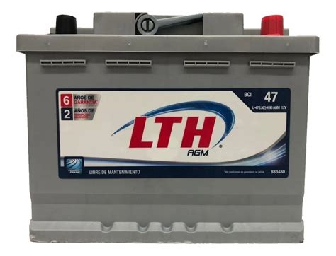 Bateria Lth Agm Gel Modelo L 47 Ln2 DISTELUB SA DE CV