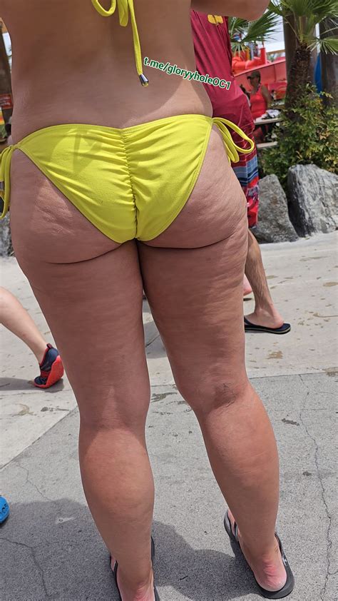 Blonde Milf Natural Ass In Bikini Oc Beach Bikini Forum