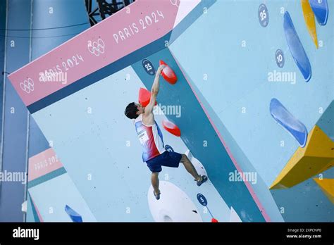 AVEZOU Sam Of France Sport Climbing Men S Boulder Lead Semifinal