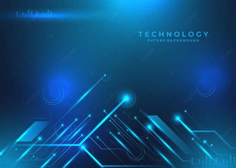 technology background  lighting effect technology blue light