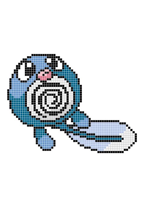 Pokemon Pixel Patterns For Fuse Beads Poliwag Artofit