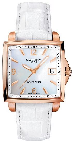 Certina C Ds Podium Lady Square Zegarek Damski