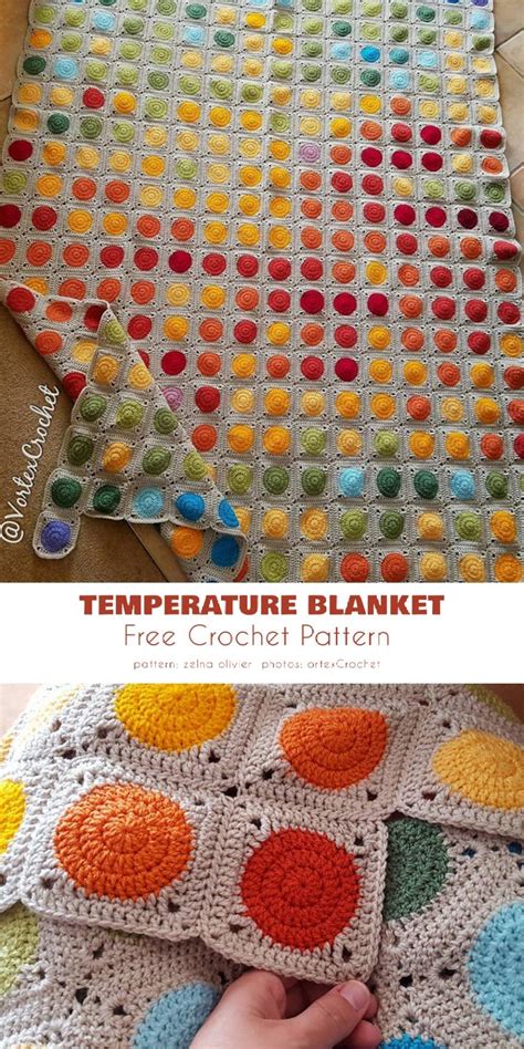 5 Of The Most Unique Temperature Blanket Free Crochet Patterns