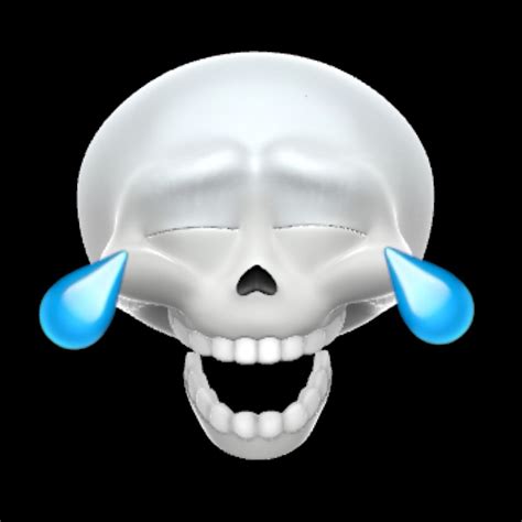 A Skull With Two Drops Of Water On Its Head