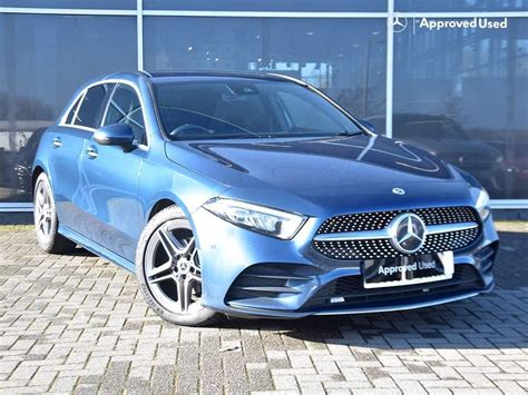 Used 2020 A Class 15 A180d Amg Line 7g Dct Euro 6 5dr Blue Mercedes