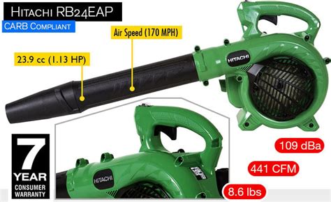 Hitachi Leaf Blower — Rb24eap Best Leaf Blowers