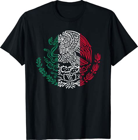 Mexican Eagle Mexico Flag T Shirt